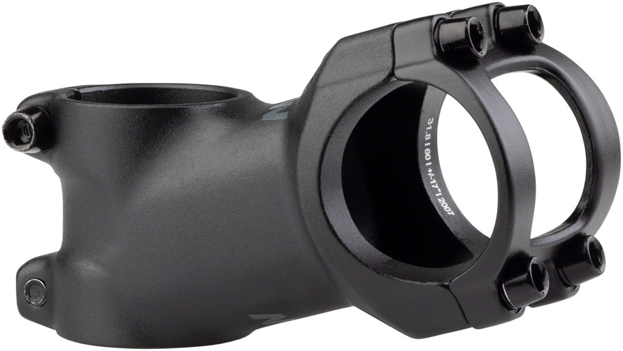 MSW 17 Stem - 60mm, 31.8 Clamp, +/-17, 1 1/8", Aluminum, Black