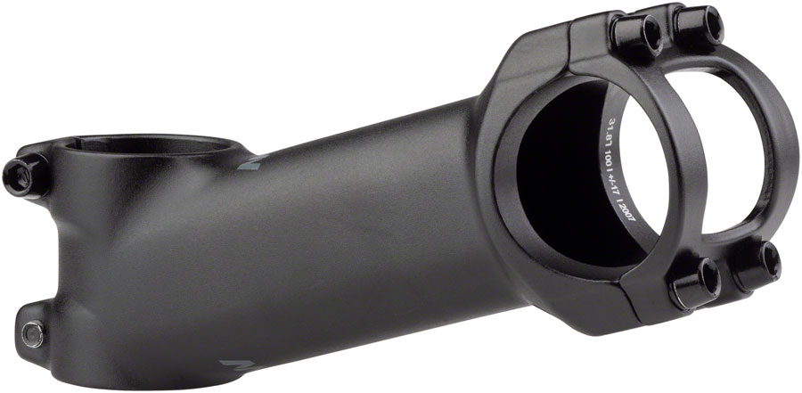 MSW 17 Stem - 100mm, 31.8 Clamp, +/-17, 1 1/8", Aluminum, Black