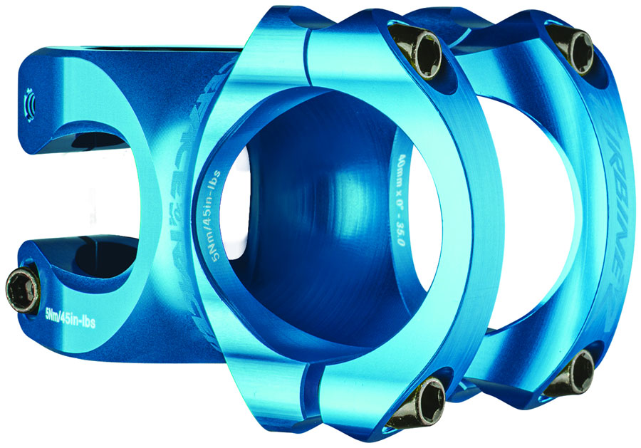 RaceFace Turbine R 35 Stem - 32mm, 35mm Clamp, +/-0, 1 1/8", Turquoise