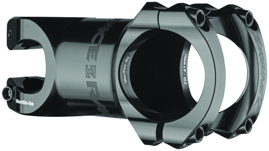 RaceFace Turbine R 35 Stem - 70mm, 35 mm Clamp, +/-0, 1 1/8", Black