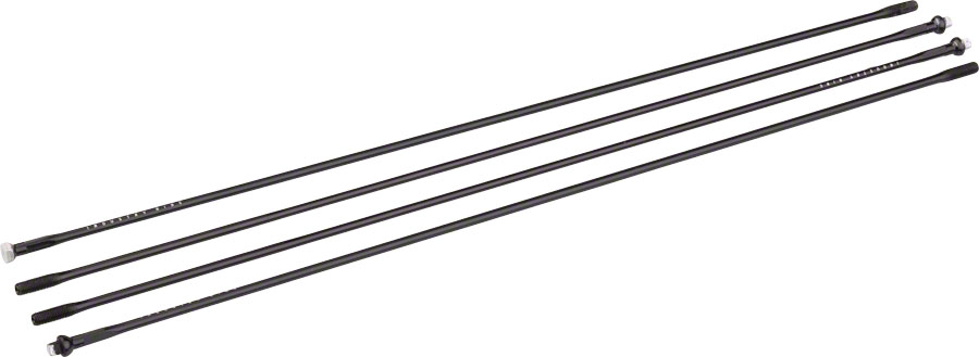 Industry Nine Trail and Ultralite 235 29" 24 Hole Spoke Kit: 295 and 299mm Black