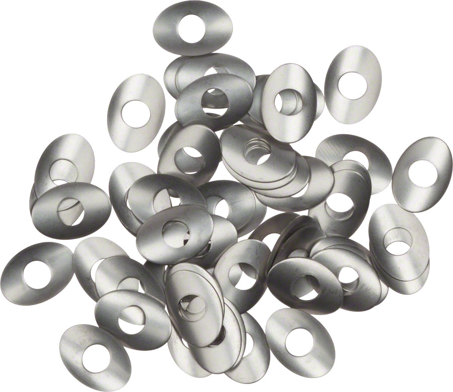 Zipp Oval Nipple Washers for Firecrest Wheels, 50-pack