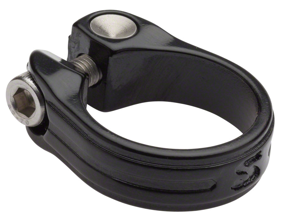 Surly Stainless Seatpost Clamp - 33.1mm, Bolt-On, Black