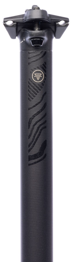 Teravail Stratum SE Seatpost - 31.6 x 400mm, 18mm Offset, Black