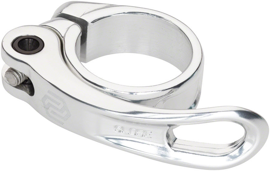 Promax QR-1 Seatpost Clamp - 31.8mm, QR, Silver