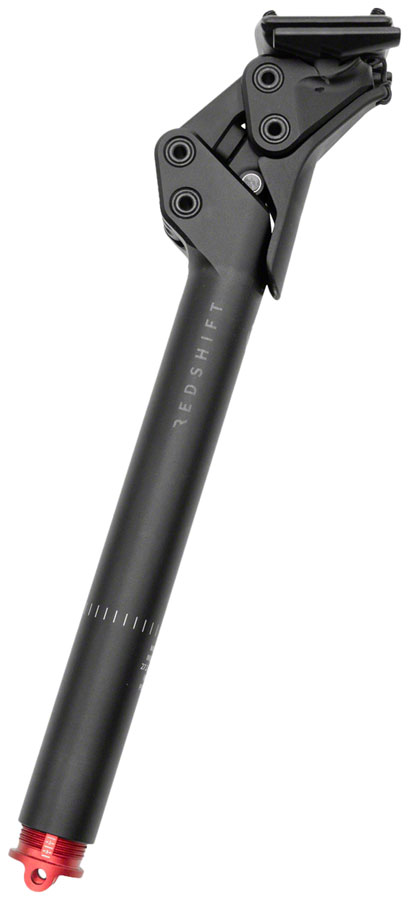 Redshift Sports ShockStop Pro Endurance Suspension Seatpost - 27.2 x 350mm, 35mm Travel, Aluminum, Black