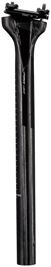 FSA K-Force Di2 Seatpost, 27.2mm Diameter, 400mm Length, 0mm Offset (SB0), Di2 Internal Battery Compatible – Carbon