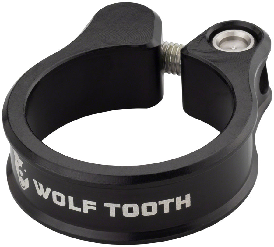 Wolf Tooth Seatpost Clamp - 38.6mm, Bolt-On, Black