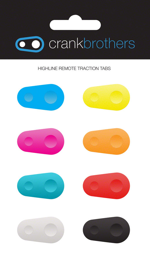 Crankbrothers Highline Remote Traction Tabs - Black, No Remote Included