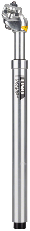Kalloy Uno Comfort Sus Seatpost, 27.2 x 350mm, Silver