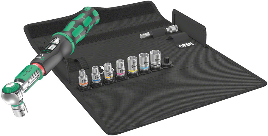 Wera Safe-Torque A 1 Torque Wrench Set 1 - 1/4" Square Head Drive, 2-12 Nm, 10 Pieces