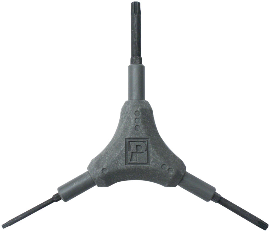 Pedro's Torx Wrench Y-Style Including T10, T25, T30 Torx Sizes, Gray