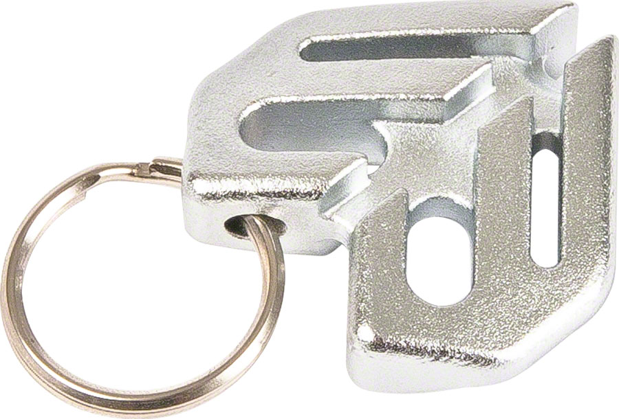 Eclat Keychain Spoke Wrench Heat Treated Chromoly For Use On 3.5mm Spoke Nipples Chrome Plated