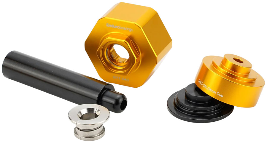 Enduro Bottom BRT-040-24mm Bottom Bracket Removal/Installation Tool Kit - For use with BRT-060 and BRT-050 Bearing Presses