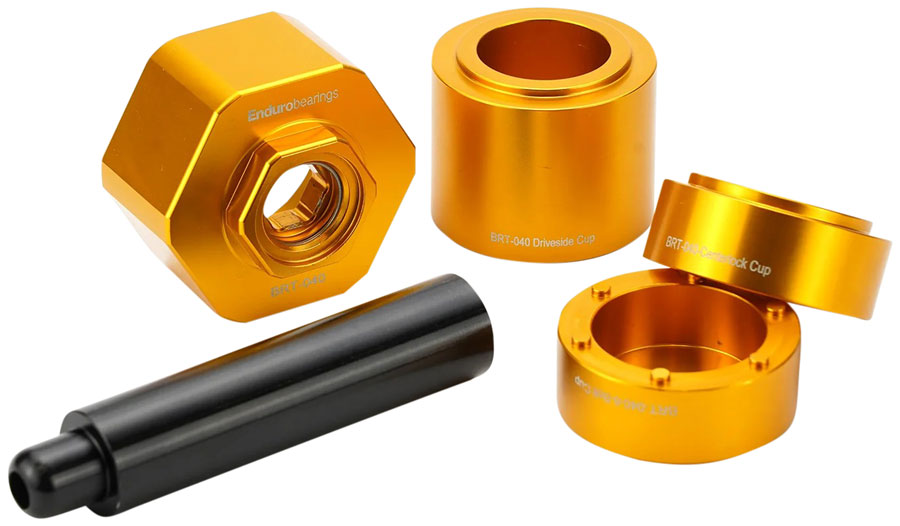 Enduro BRT-040-Hub Bearing Removal/Installation Tool Kit - For Hubs with Axle Stops, For use with BRT-060 and BRT-050 Bearing Presses