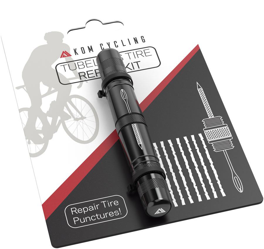 KOM Cycling Tubeless Tire Repair Tool - Black