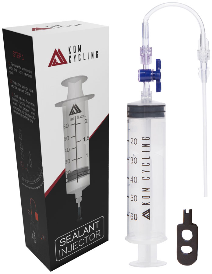 KOM Cycling Tubeless Sealant Injector
