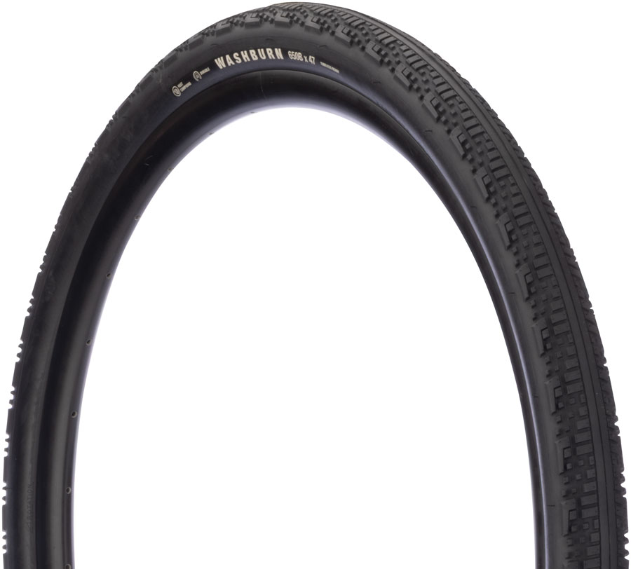 Teravail Washburn Tire - 650 x 47, Tubeless, Folding, Black, Light and Supple, Fast Compound