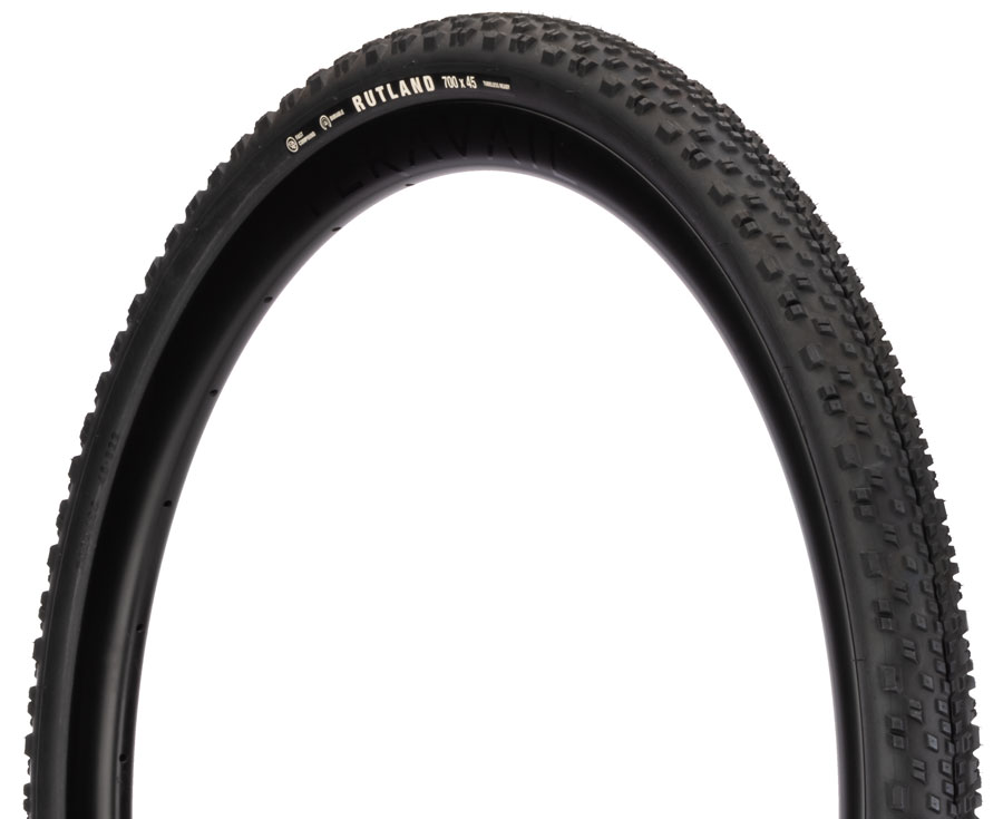 Teravail Rutland Tire - 700 x 45, Tubeless, Folding, Black, Durable, Fast Compound