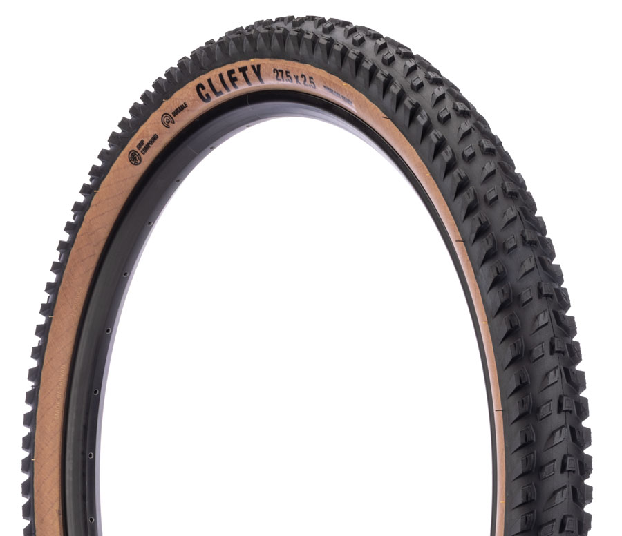 Teravail Clifty Tire - 27.5 x 2.5, Tubeless, Folding, Tan, Durable, Grip Compound