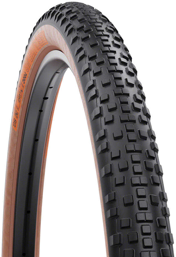 WTB Resolute Tire - 700 x 50, TCS Tubeless, Folding, Black/Tan, Light/Fast Rolling, Dual DNA, SG2