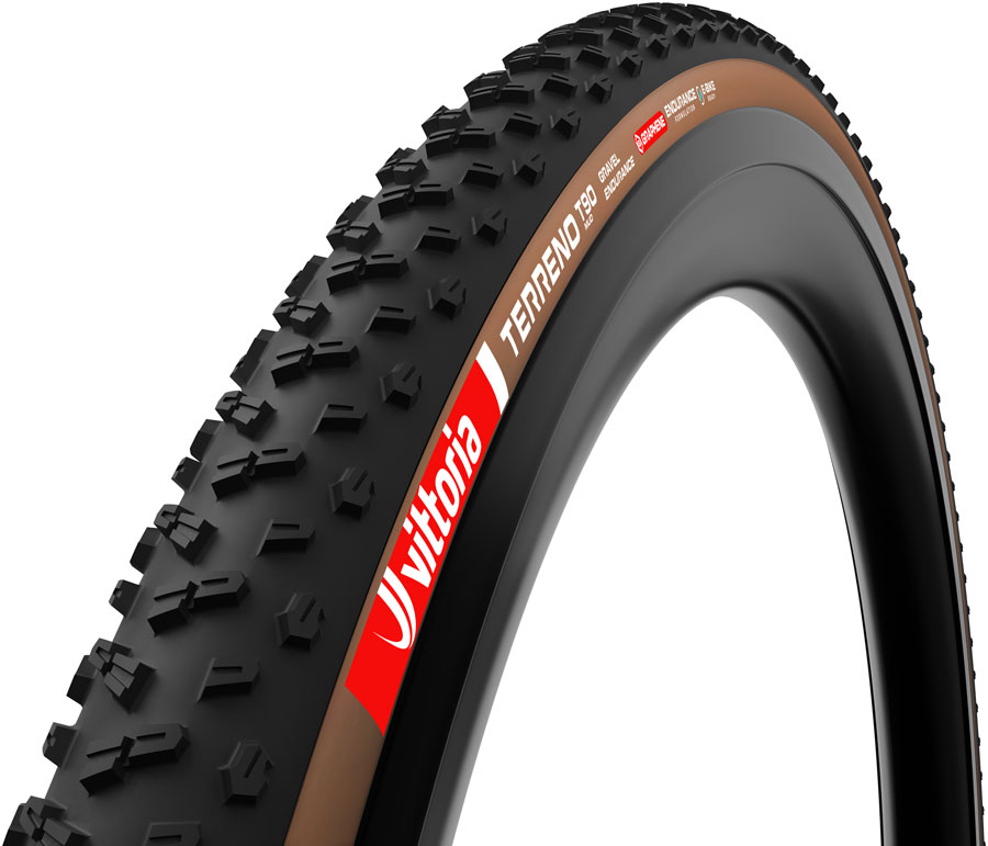 Vittoria Terreno T90 Mud Tire - 700 x 40, Tubeless, Folding, Black/Brown, Gravel Endurance, Graphene, G2.0