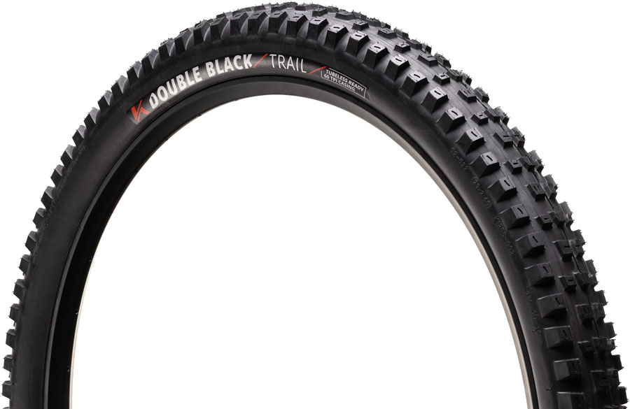 Kenda Double Black Tire - 29 x 2.40, Tubeless, Folding, Black, Trail, Dual Layer, K-Series