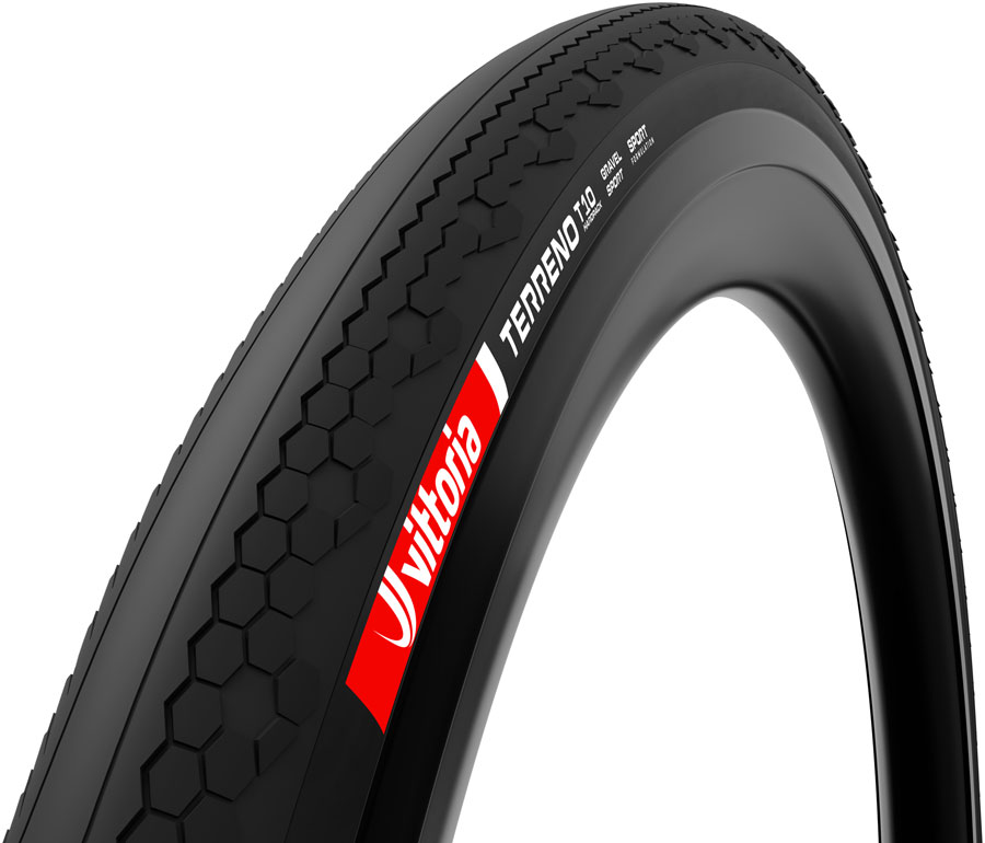 Vittoria Terreno T10 Hardpack Tire - 700 x 37, Clincher, Wire, Black, Gravel Sport