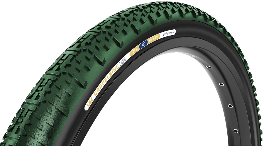 Panaracer GravelKing X1 Tire - 700 x 50, Tubeless, Folding, British Racing Green/Black