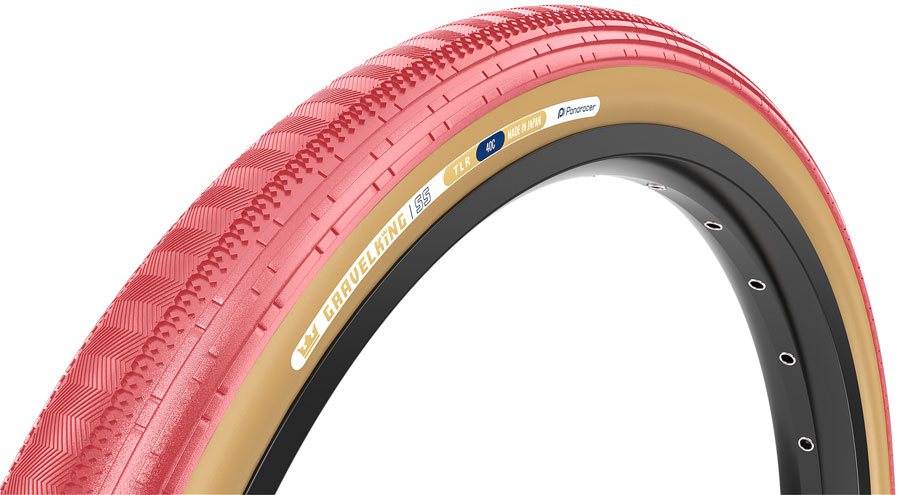 Panaracer GravelKing SS Tire - 700 x 40, Tubeless, Folding, Sakura/Brown