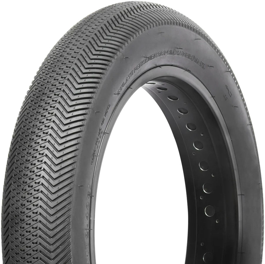Vee Tire Co. Trooper Tire - 20 x 4.0, Clincher, Wire, Black, Performance, Override Powerwall, E-Bike E-50