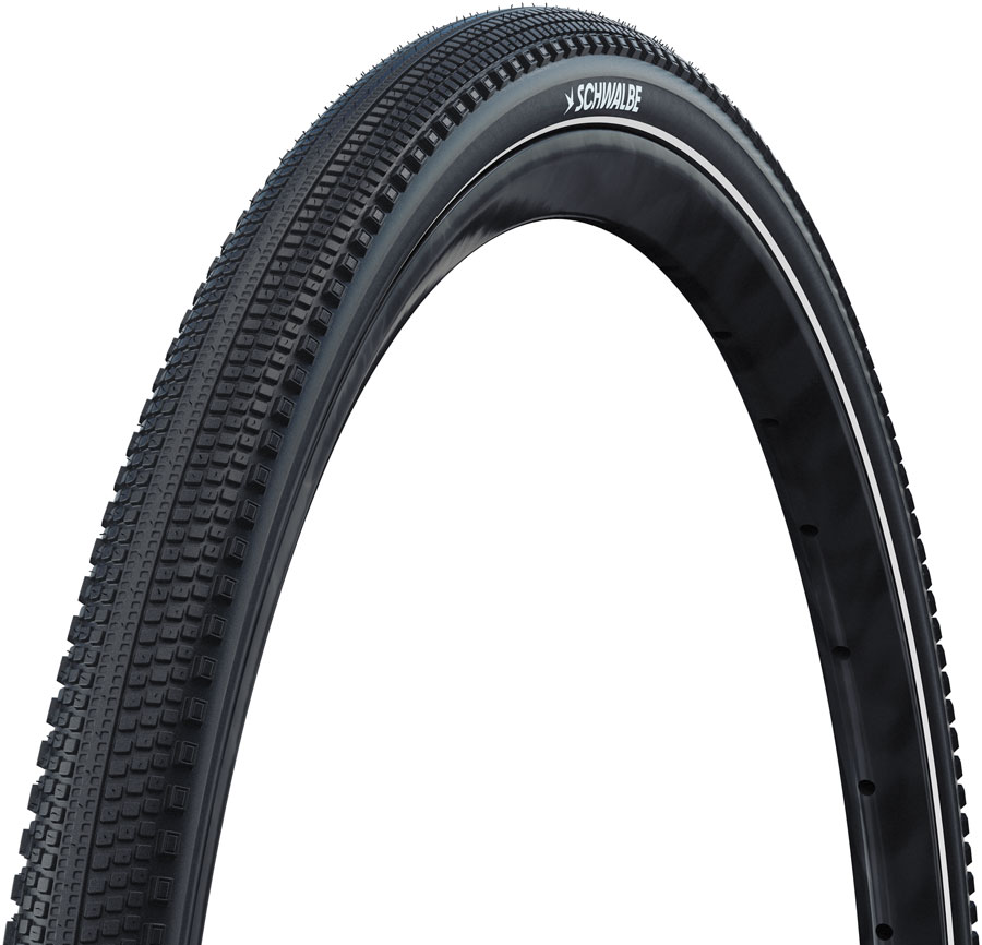 Schwalbe G-One Comp Plus Tire - 700 x 35, Clincher, Wire, Black/Reflex, Active, PunctureGuard, Green, E-25