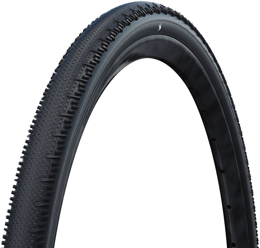 Schwalbe G-One RS Tire - 700 x 45, Tubeless, Folding, Black, Performance, RaceGuard, Addix Green, E-25