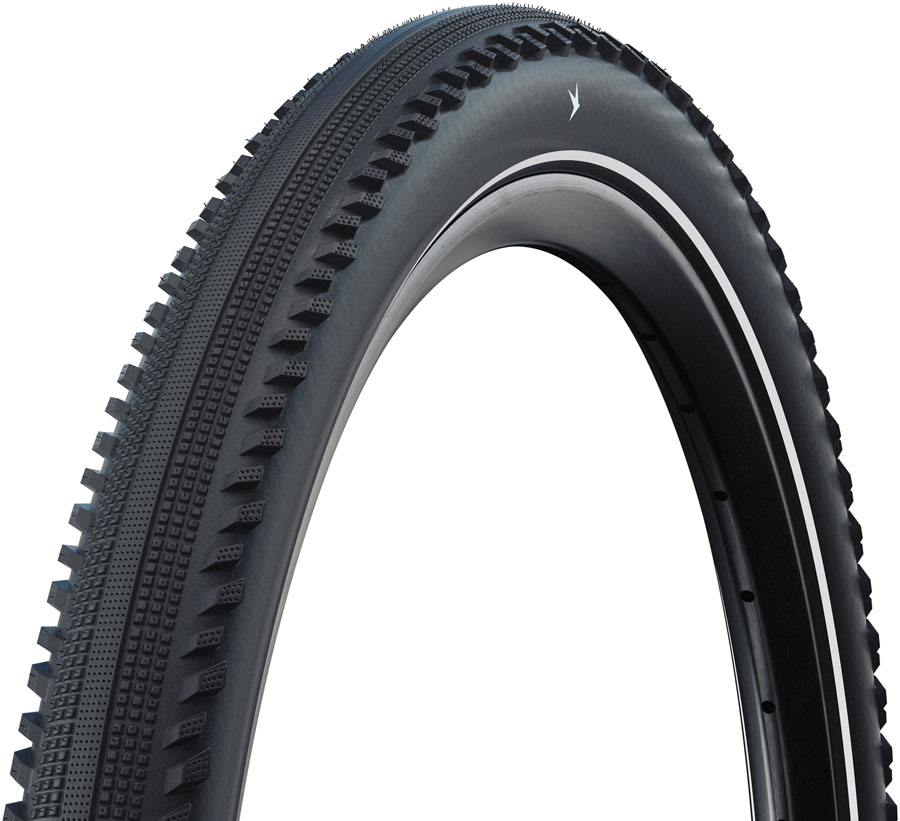 Schwalbe Motion Hurricane Tire - 26 x 2.10, Clincher, Wire, Black/Reflex, Standard, RaceGuard, Addix, E-50