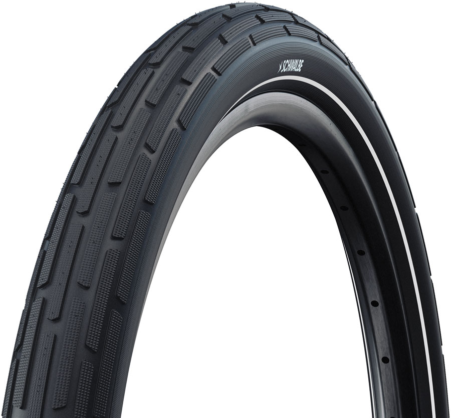 Schwalbe Motion Fat Frank Tire - 650b x 57 / 27.5 x 2.25, Clincher, Wire, Black/Reflex, Standard, K-Guard, Green, E-25