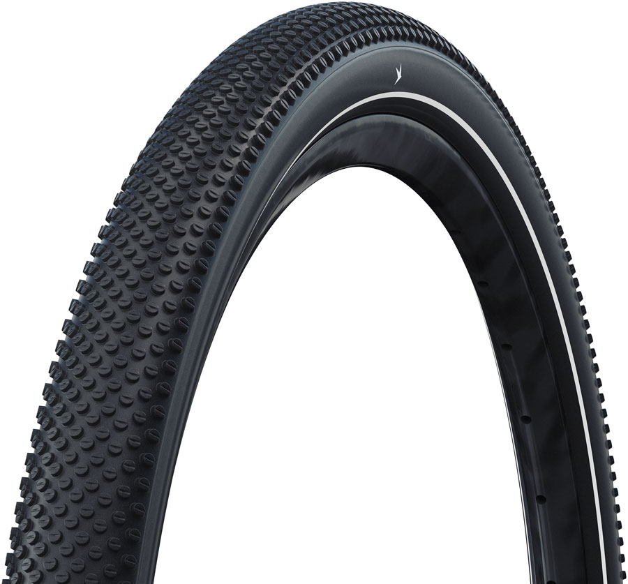 Schwalbe G-One Allround Tire - 29 x 2.25, Tubeless, Folding, Black, Performance, RaceGuard, Addix Green, E-25