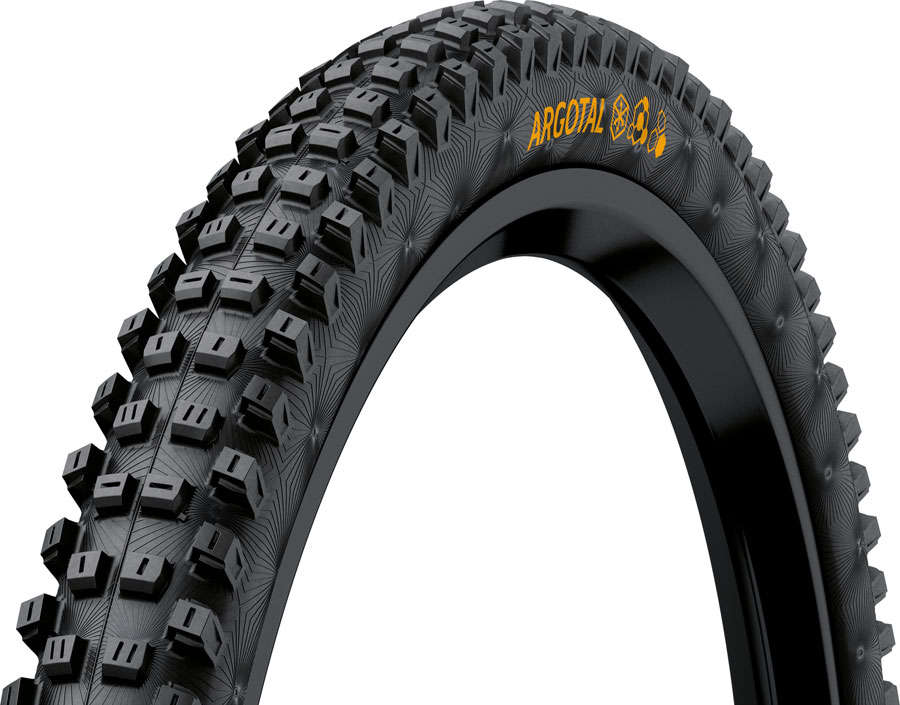 Continental Argotal Tire - 27.5 x 2.40, Tubeless, Folding, Black, Soft, Trail Casing, E25