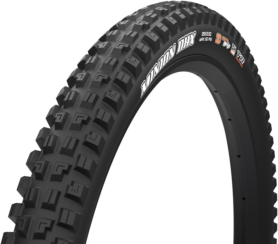 Maxxis Minion DHX Tire - 27.5 x 2.5, Tubeless, Folding, Black, 3C MaxxGrip, New DH, E-50