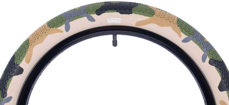 Cult X Vans Tire - 26 x 2.1, Clincher, Wire, Green Camo/Tan