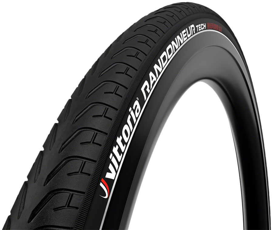 Vittoria Randonneur Tech Tire - 700 x 32, Clincher, Wire, Black/Reflective, G2.0