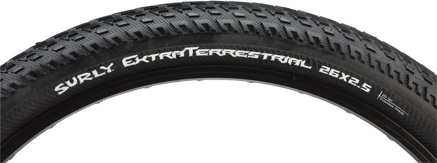 Surly ExtraTerrestrial Tire - 26 x 2.5, Tubeless, Folding, Black, 60tpi