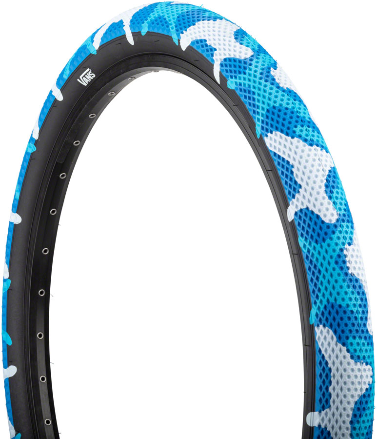 Cult X Vans Tire - 14 x 2.2, Clincher, Wire, Blue Camo/Black