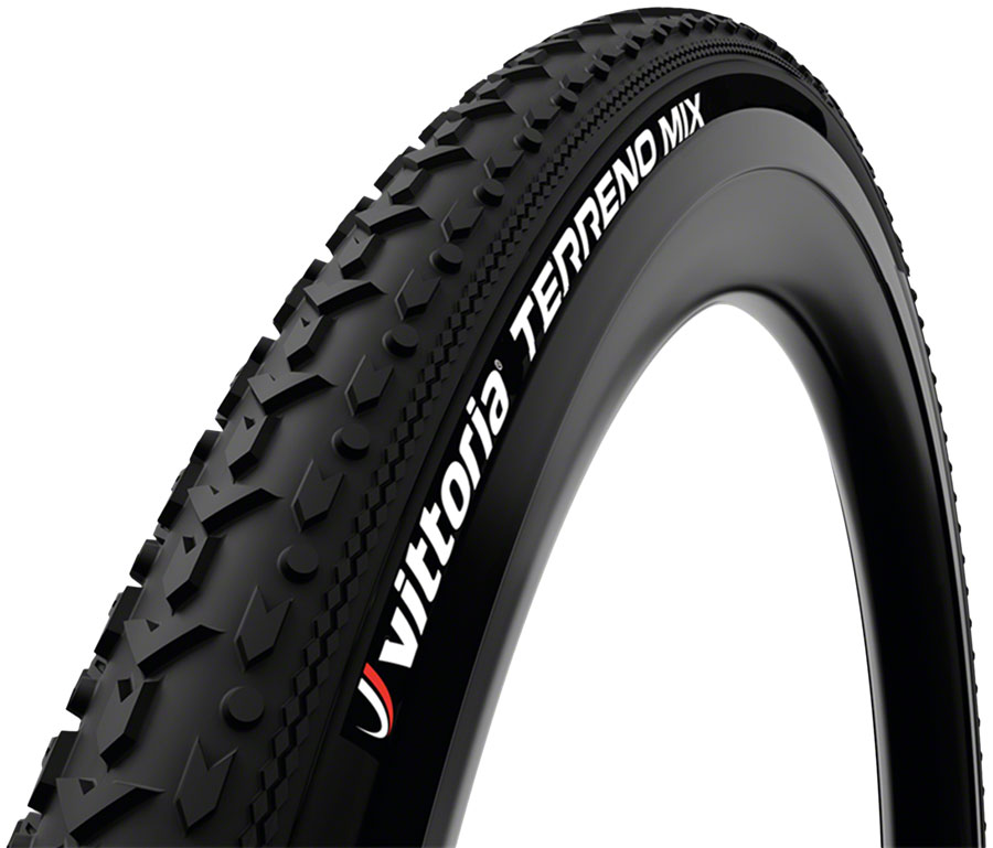Vittoria Terreno Mix Tire - 700 x 33, Clincher, Wire, Black, 2C