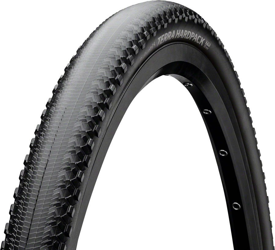 Continental Terra Hardpack Tire - 700 x 50, Tubeless, Folding, Black, PureGrip, ShieldWall System, E25