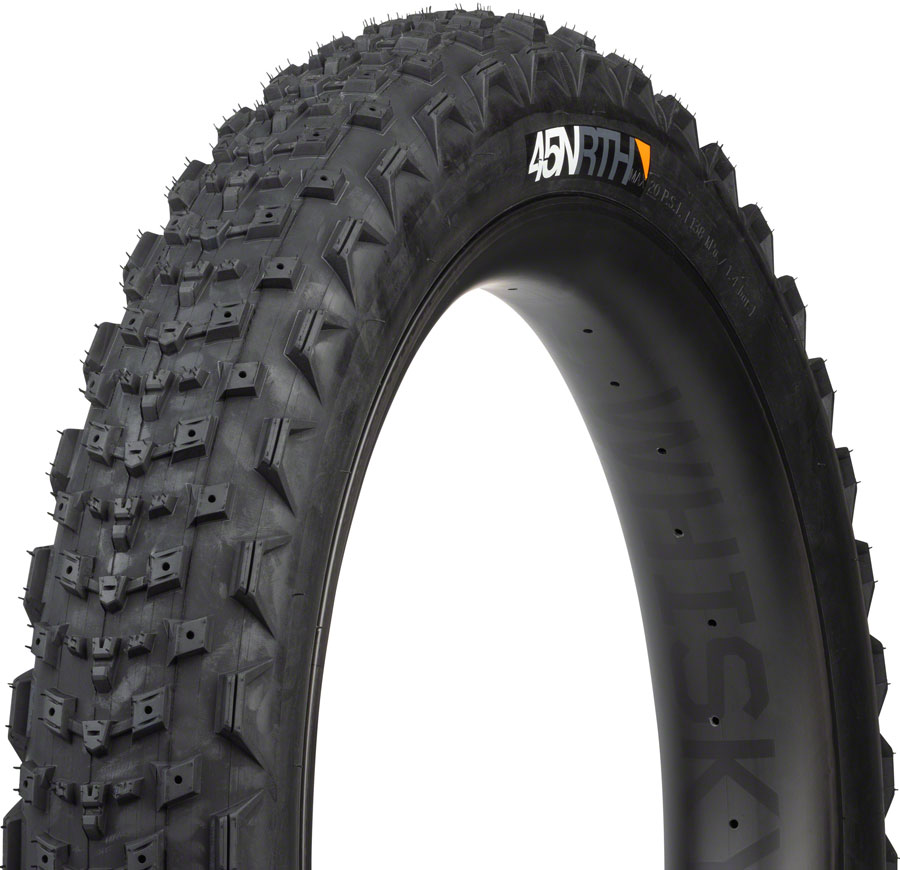 45NRTH Dillinger 4 Tire - 27.5 x 4.0, Tubeless, Folding, Black, 120 TPI, Custom Studdable