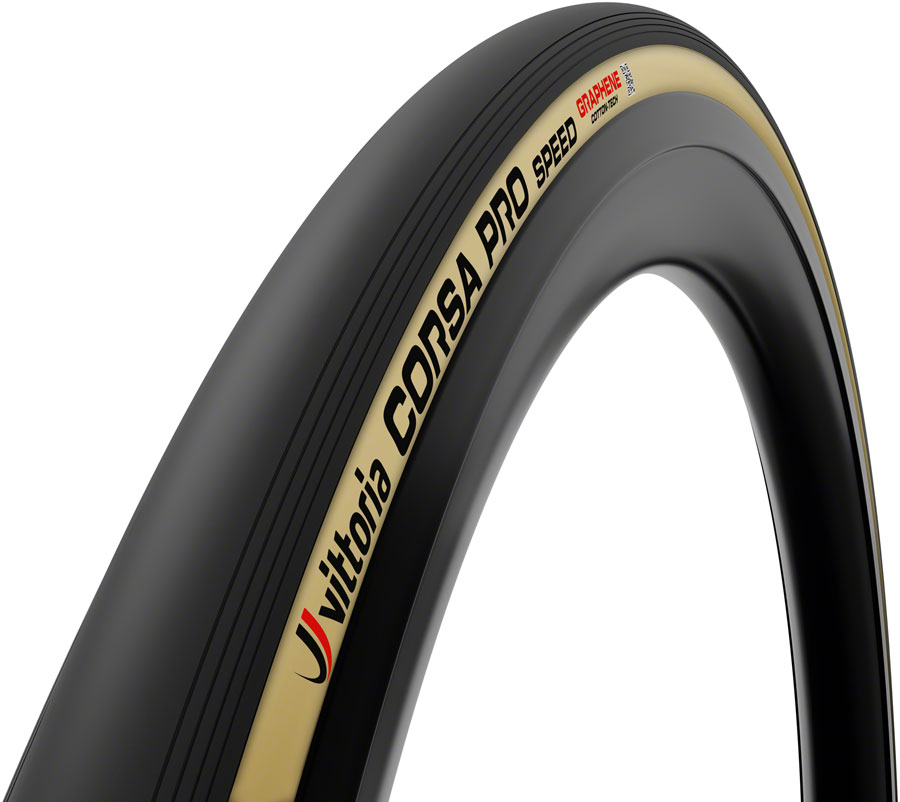 Vittoria Corsa Pro Speed Tire - 700 x 24, Tubeless, Folding, Black/Para, Race, Graphene, G2.0
