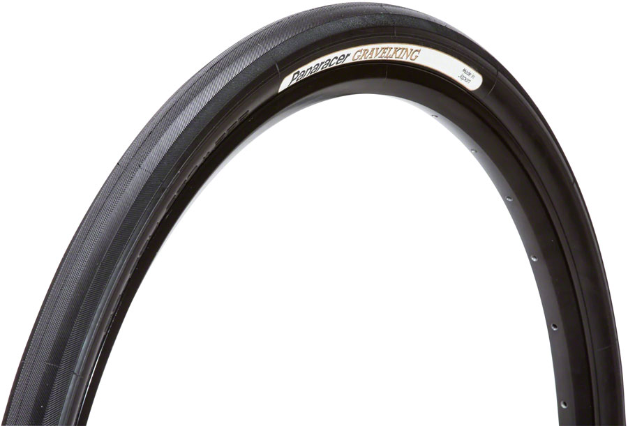 Panaracer GravelKing Slick Tire - 700 x 43, Tubeless, Folding, Black