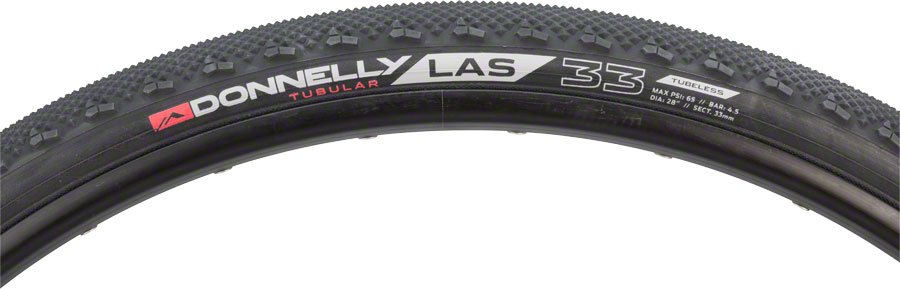 Donnelly Sports LAS Tire - 700 x 33, Tubeless, Folding, Black