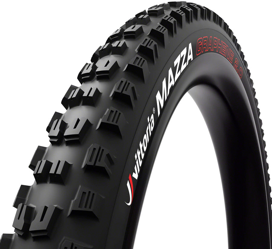 Vittoria Mazza Enduro Tire - 29 x 2.4, Tubeless 2PLY, Folding, Black, Enduro, G2.0