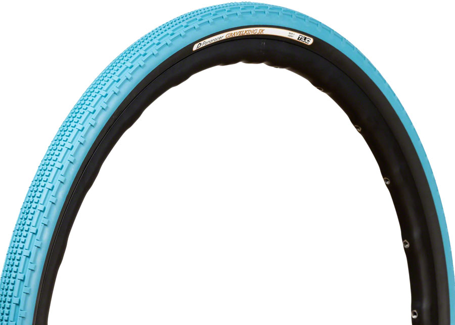 Panaracer GravelKing SK Tire - 700 x 32, Tubeless, Folding, Turquoise/Black